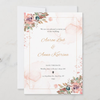 Elegante Einladungen für Hochzeiten