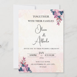Elegante Einladungen für Hochzeiten
