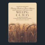 elegante Einladungen zur Weizenhochzeit<br><div class="desc">Weiße Hochzeitseinladungen für Ihre schöne rustikale Hochzeit. Warme,  gemütliche und einfache lädt zum rustikalen Herbst und Sommerhochzeiten ein. Diese Einladungen zum Weizen sehen mit jedem Eckstil und Papiertyp gut aus. — Alle Designelemente von Jinaiji</div>