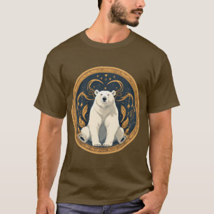 Elegante Eisbären-Illustration T-Shirt