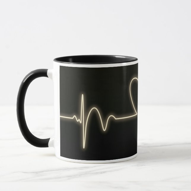 Elegante EKG-Tasse Tasse (Links)