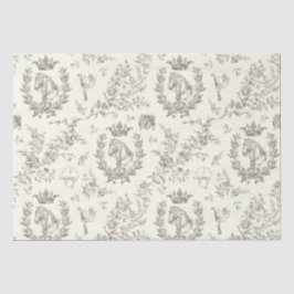 Elegante Elegant Chic Beige Reitausflug Seidenpapier