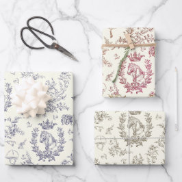 Elegante Elegante Chic Reittour Geschenkpapier Set