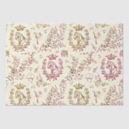 Elegante Elegante Chic Rosa Gold Reittier Seidenpapier