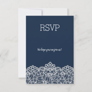Elegante Eleganz der uAwg RSVP Karte