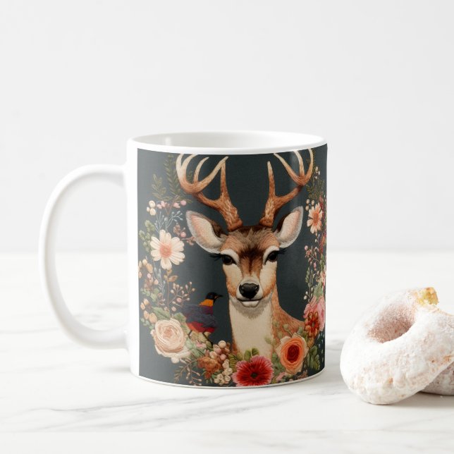 Elegante Eleganz und Grace mit unserem Hirsch Kaffeetasse (Mit Donut)