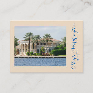 Elegante Elite Real Anwesen Business Card Visitenkarte