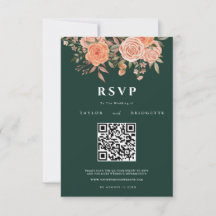 Elegante Emerald Green Floral Hochzeit im Herbst W