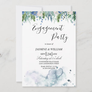Elegante Engagement Party Einladung, individuell a Einladung