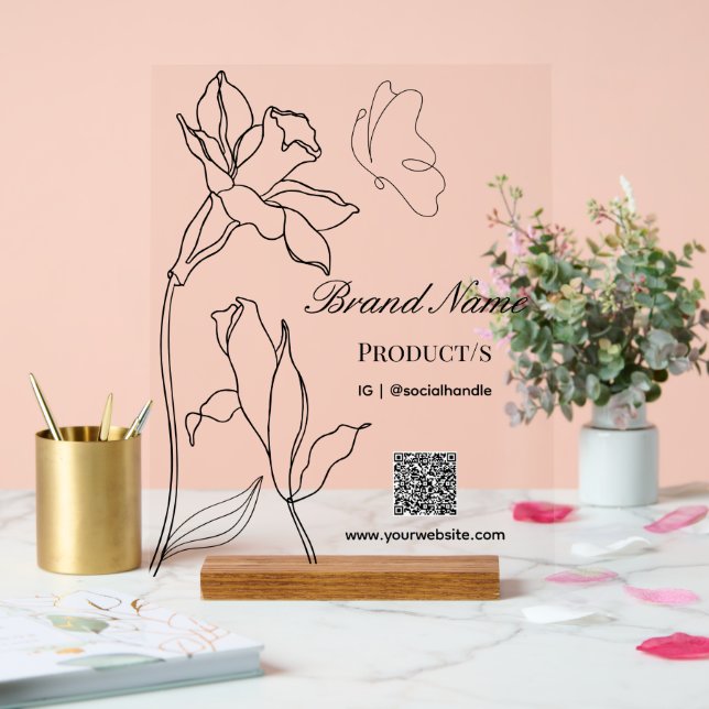 Élégante entreprise minimaliste moderne (Mariage)