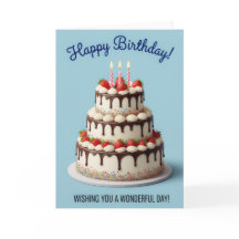 Elegante Erdbeer-Drip-Torte – Alles Gute zum Gebur