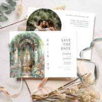 Elegante Erdig-Botanischer-Garten-Foto-Hochzeit