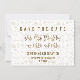 Elegante Erste Weihnachtsfeier Save the Date