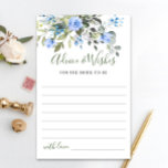 Elegante Eucalyptus Blue Rose Advice & Wish Card<br><div class="desc">Eukalyptus Greenery Advice Card Aquarellfarben. Für weitere Anpassungen klicken Sie bitte auf den Link "Weiter anpassen". Wenn Sie Hilfe benötigen,  kontaktieren Sie mich bitte.</div>