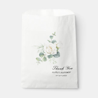 Elegante eucalyptus botanische Sommerhochzeit Geschenktütchen