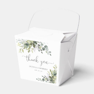 Elegante Eukalyptus-Babyshower-Geschenkbox Geschenkschachtel