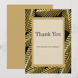 Elegante Exotic Golden Palm Blätter