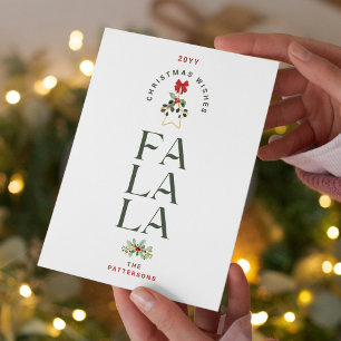 Elegante Fa La Christmas Foto Personalisiert