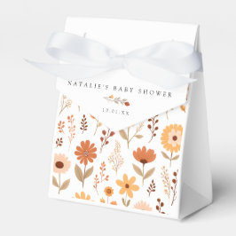 Elegante Fall Floral Baby Shower Geschenkschachtel