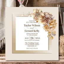 Elegante Fall Floral Wedding