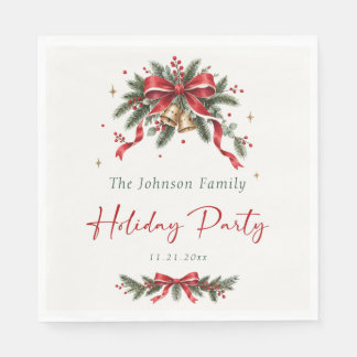 Elegante Familienfeier zur Weihnachtszeit Serviette