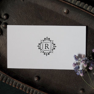 Elegante Family Monogram, Gummistempel