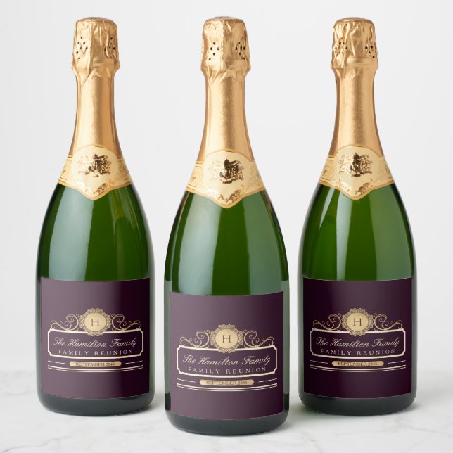 Elegante Family Wiedersehen Burgundy Gold (Flaschen)