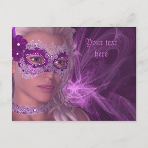 Elegante Fantasie Postkarte