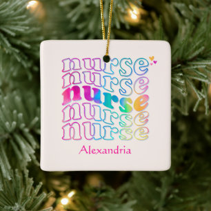 Elegante Farbe der Krankenschwester Keramikornament