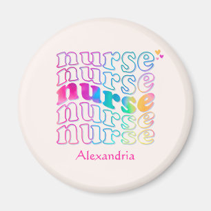 Elegante Farbe der Krankenschwester Magnet