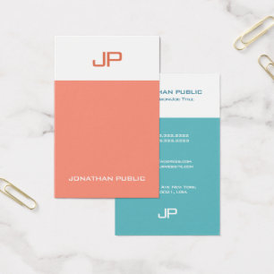 Elegante Farben Trendiges Design Modernes Monogram