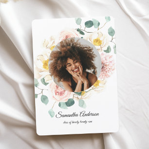 Elegante farbenfrohe Blume & Goldstücke Einladung