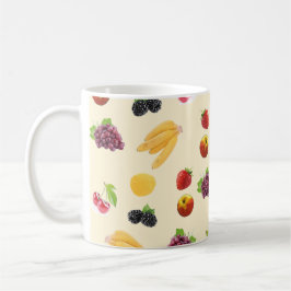 Elegante, farbenfrohe Fruchtrezeptur Kaffeetasse