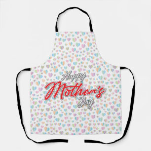 Elegante farbenfrohe Mutter-Tag-Design-Schürze Schürze