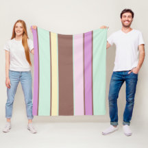 Elegante farbenfrohe Pastellstreifen Rosa grüne Br