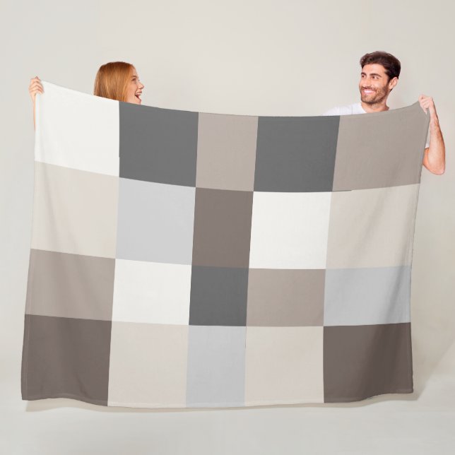 Elegante Farbharmonie Modernes Design Fleecedecke (Beispiel)