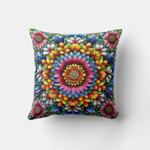 Elegante Farbige Stylische Chic Moderne Florale  Kissen