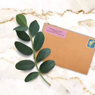 Elegante Farbige Umrandung Personalisiertes Rosa R