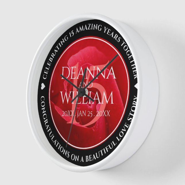 Elegante Feier zum 15. Rose Uhr (Winkel)