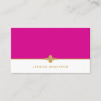 Elegante Feminine Hot Pink Gold Punkte