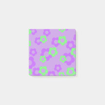 Elegante Feminine Lila Neon Green Blume Spring