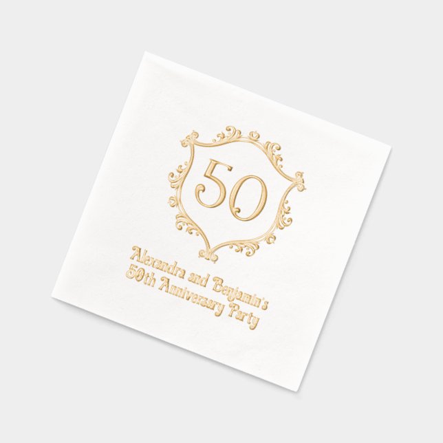 Élégante Fête Anniversaire de cadre de crête fleur (Gauche)
