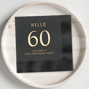 Élégante fête du 60e anniversaire