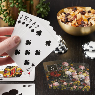 Elegante Fieldflowers Spielkarten