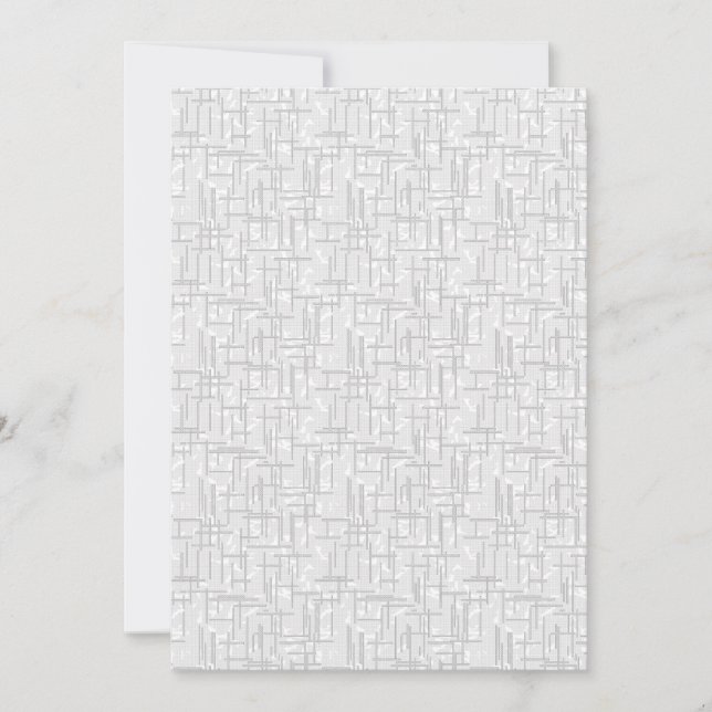 Elegante Flachbildschirme speichern Save The Date (Vorderseite)