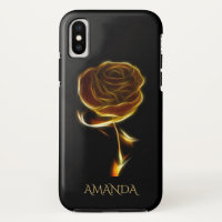 Elegante Flamme Golden Rose
