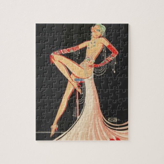 Elegante Flapper (Vertikal)