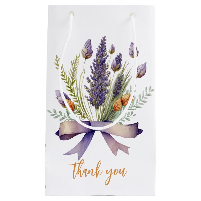 Elégante Fleurs de champs Mariage Favor Cadeau Sac (Devant)