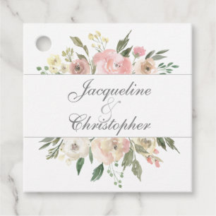 Elegante Flor Geschenkanhänger