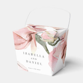 Elegante Flora Watercolor Geschenkschachtel